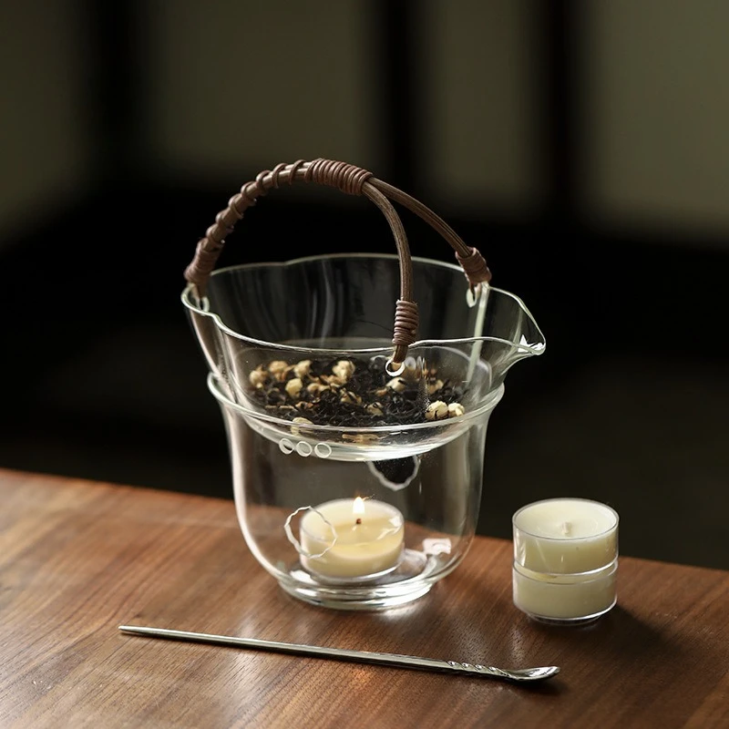 

Glass Baked Tea Stove Creative Home Tea Elastic Liquid Baked Roasted Tea Stove Candle Heater
