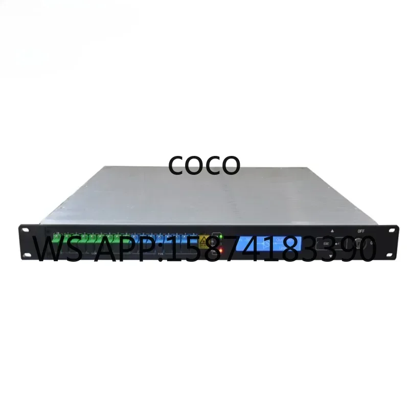 1U 8 Ports 19dBm WDM EDFA, 1550nm PON CATV Optical Amplifier for FTTH