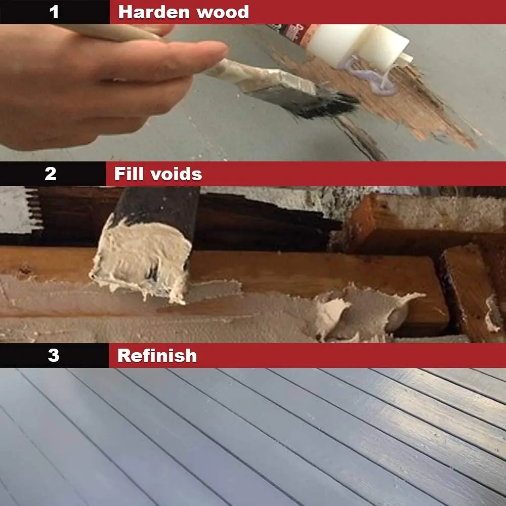 طقم معجون إيبوكسي لإصلاح الخشب ومجموعة تثبيت الخشب، PC-Woody 96 أونصة وPC-Petrifier 1 جالون-2025 جديد