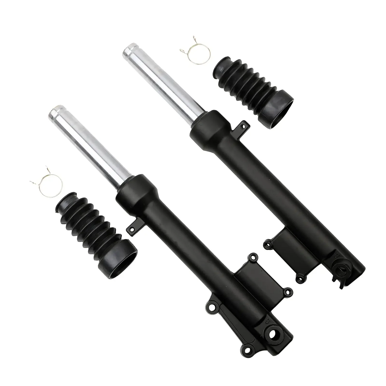 

Motorcycle Front Shock Absorber Assemblies Motorcycle Replacement Fit for Chinese GY6 50cc 125cc Motorcycle Scooter Roketa,Black