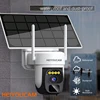 Security Cameras Wireless Outdoor, 2K Solar Security Camera Outdoor 360°PTZ, PIR Motion Detection,Color Night Vision, 2-Way Talk 1