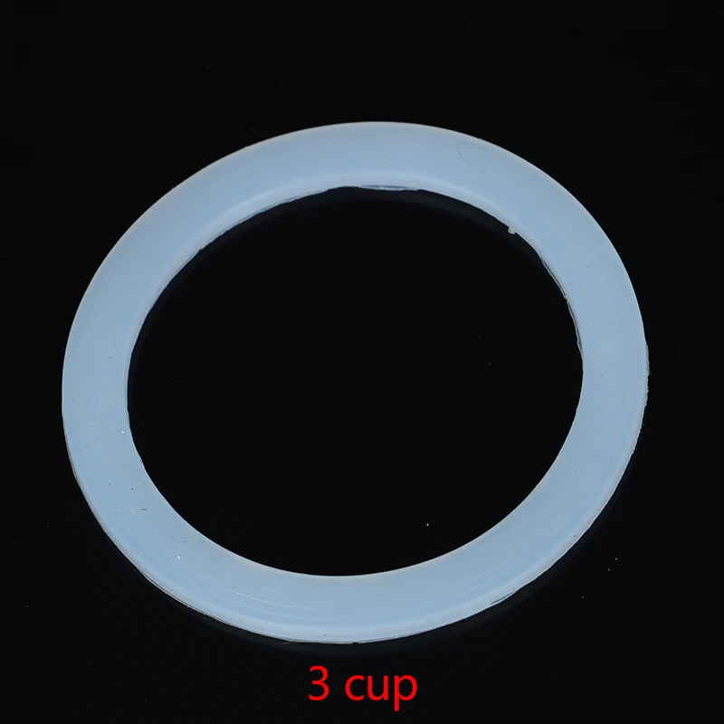 HMA73-1Pc Silicone Seal Flexible Gasket Ring For Moka Pot Espresso Kitchen Coffee Makers