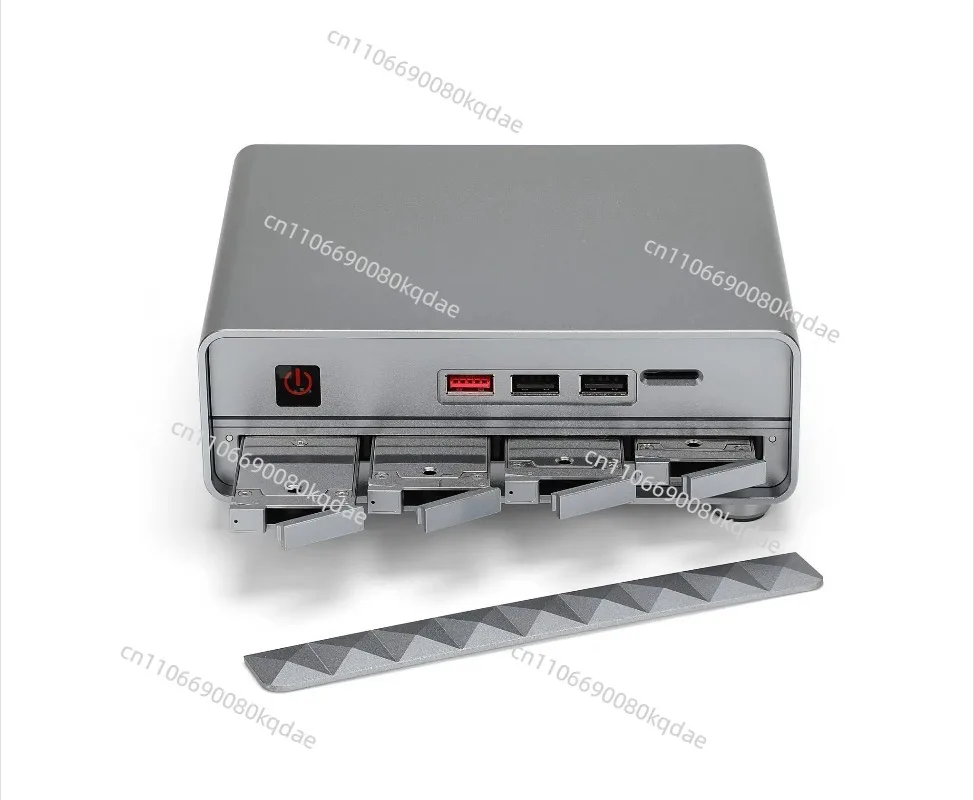M1 Mini 4‑Bay Compact Storage Unit, M.2 NVMe PCIe3.0×1, N100 / I3‑N305 Chip, Soft‑Router Function Household Mini Host