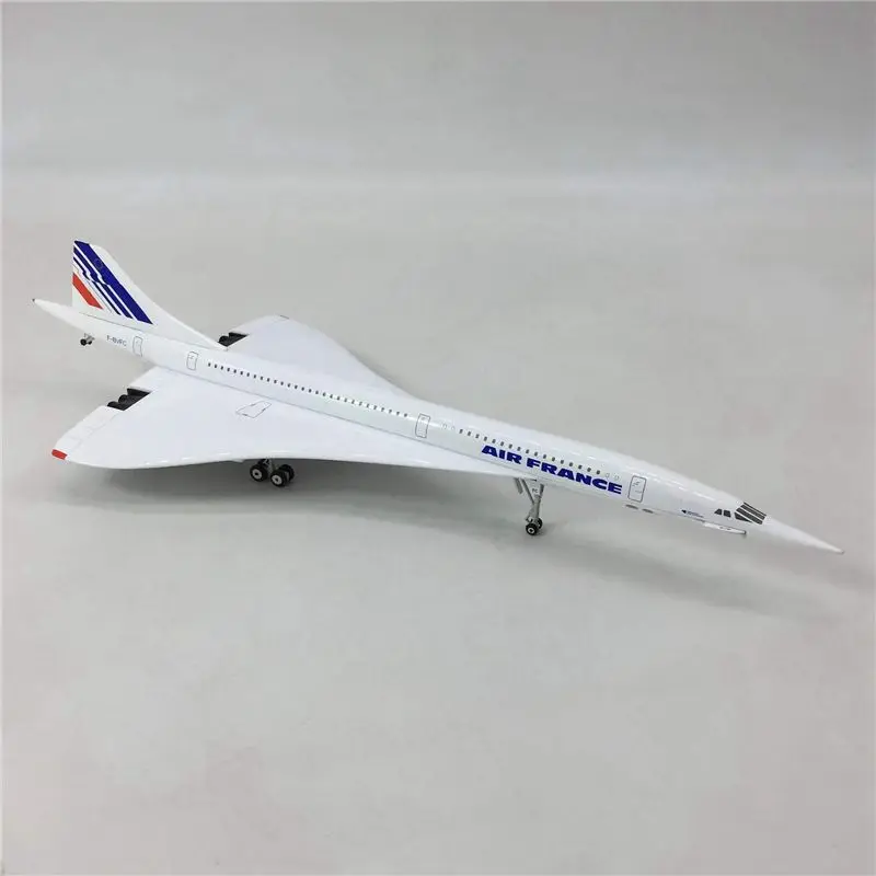 B05C-2X 1/200 Concorde Supersonic Passenger Aircraft Air France Airways Model For Static Display Collection