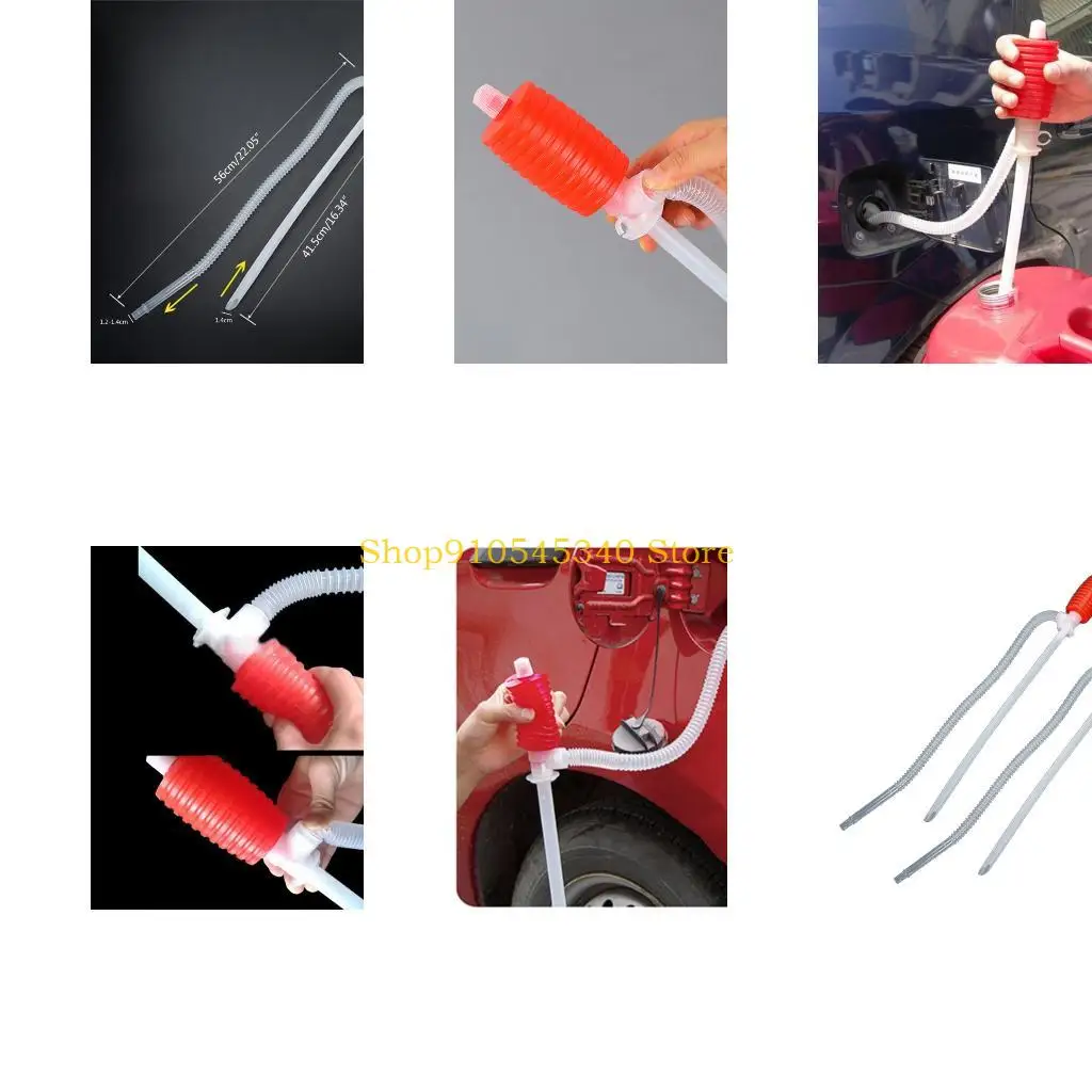 

U2JA Siphon Hand Manual Hand for Gas Petrol Oil with Flexible Hose High Hand Easy to Operate