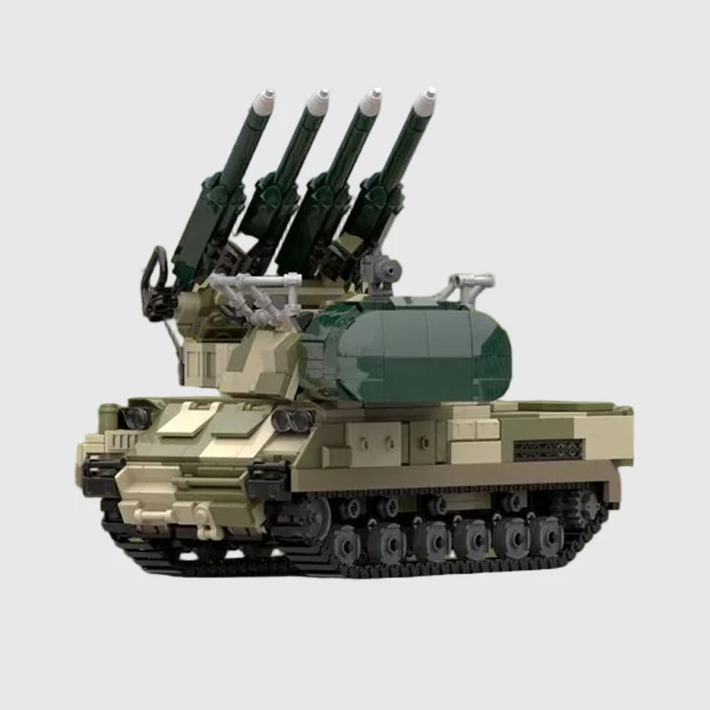 9K37M1 Air Defense Missile System Model MOC Building Bricks War Equipment Modular Technology Gifts Holiday Assemble Children Toy