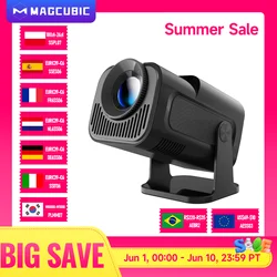 Magcubic HY320 NTV Netflix Officially Licensed Android 13 Projector with 1080P 500ANSI Prime Video YouTube WIFi BT5.2 Portable