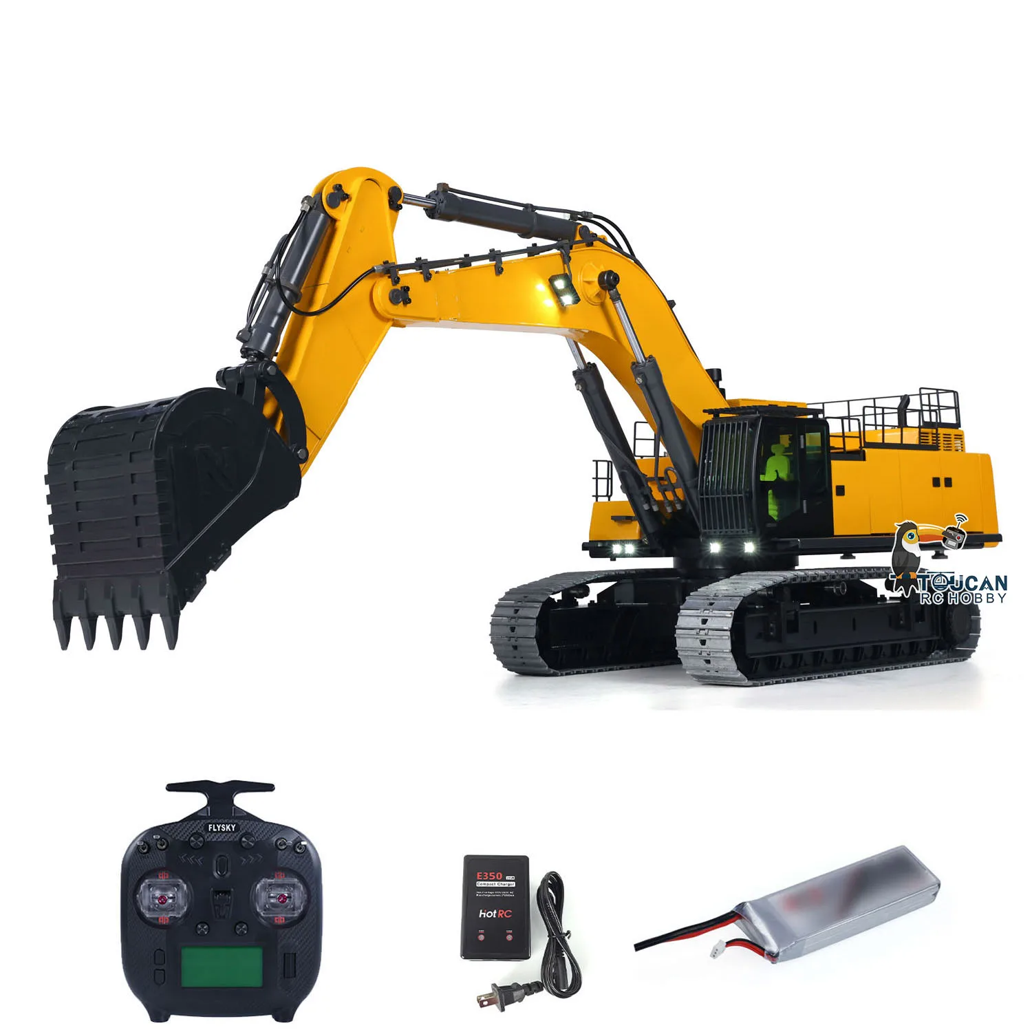 

На складе США ZOOMLION ZE960G 1/12 RTR Металлический RC гидравлический экскаватор с двойным насосом Тяжелый экскаватор Радиоуправляемый грузовик Автомобиль Игрушки