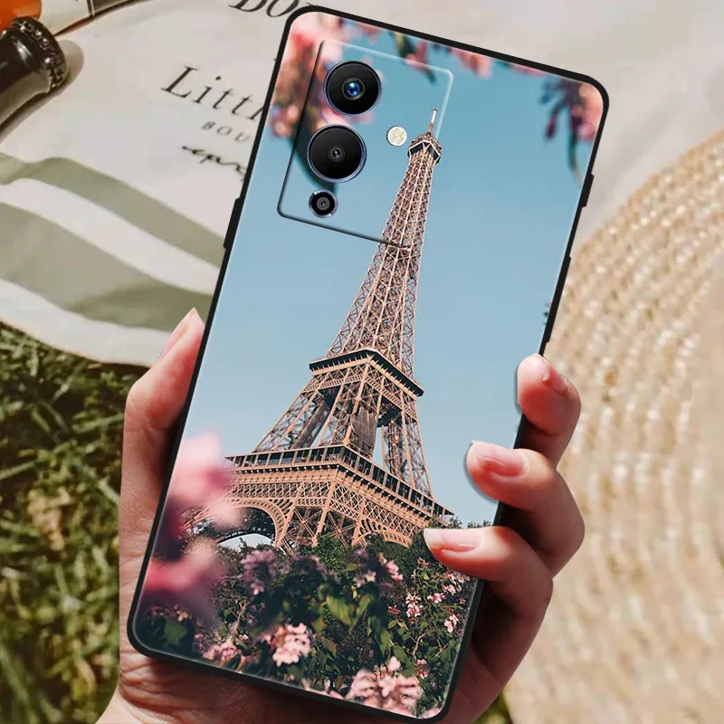 For infinix NOTE 12 PRO 5G Case X671B TPU Wolf Cat Silicone Bumper Cover for Infinix Note 12 Pro 5G Phone Case Note12 Pro 5G