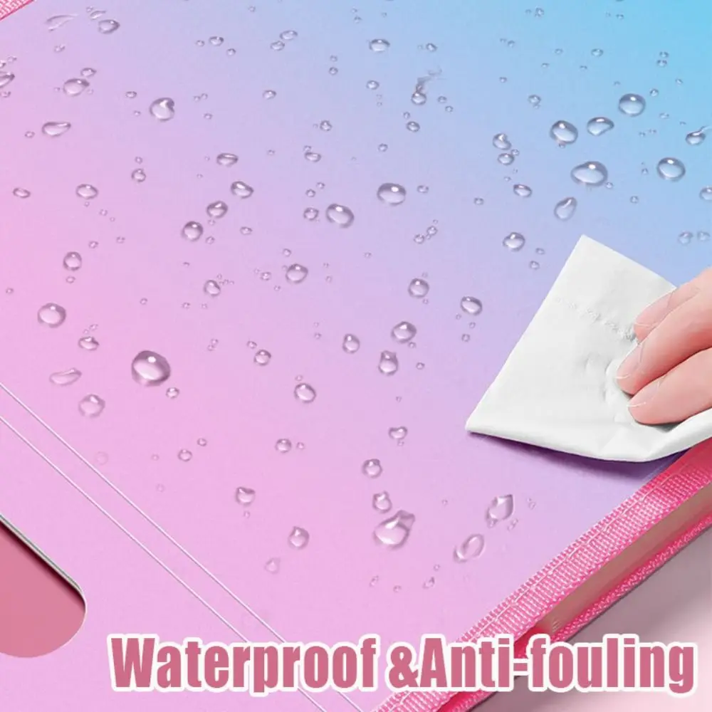 

Simple PP A4 File Folder 13-Layer Gradient Color Test Paper Storage Bag Large Capacity Waterproof Document Bag Gift