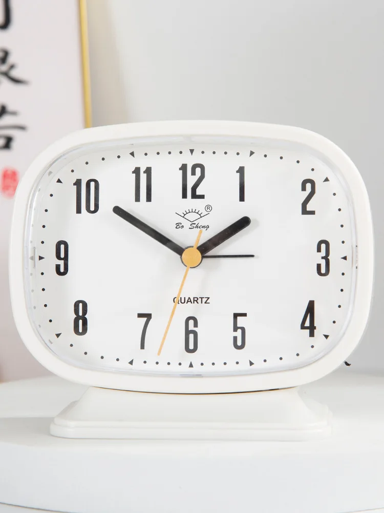 Simple Big Word Wake up Alarm Clock Elderly Student Children Desk Clock Bedroom Bedside Living Room Desktop Win Shuo