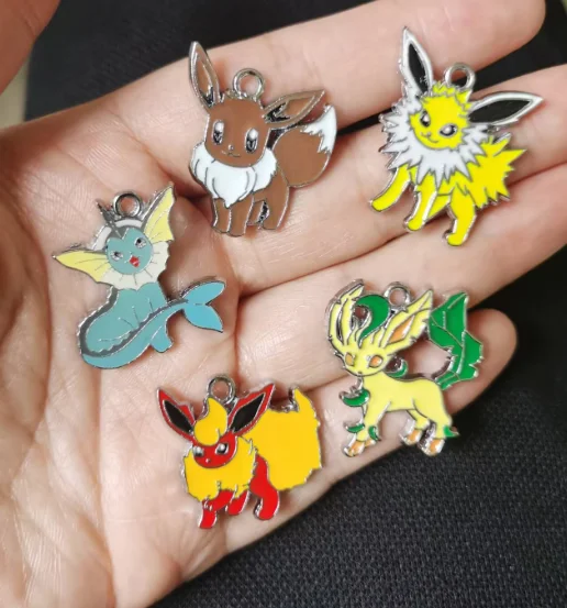 Lot cartoon 10 PCS  Metal Enamel Charm  Earrings  DIY  Key chain Necklace Pendant Bracelet Jewelry Handmade Findings Gift