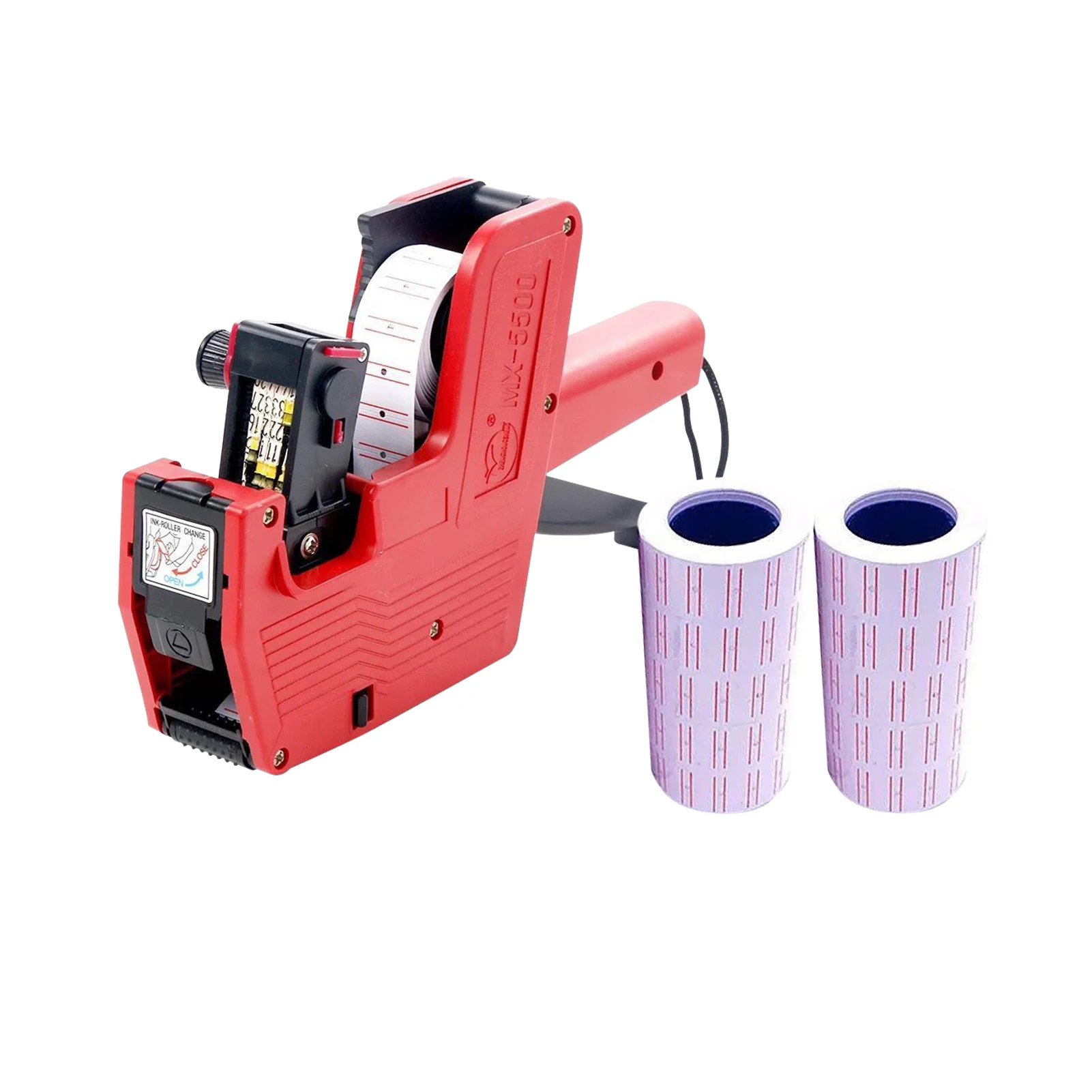 

【Новинка】8-значная машина для ценников, ручная этикетировочная машина для ценников, устройство для изготовления даты, цена с 10 шт., ценники, бумага для розничного магазина