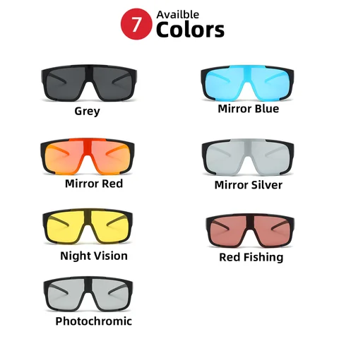 VIVIBEE Stora Polariserade Glasögon Passar Över Solglasögon Fotokromatiska Herr Körning UV400 Fiske Utomhus Dam Spegelglas Mörka Glasögon 10 best sales CVS solglasögon över glasögon - №8