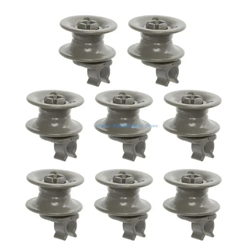 Molf 4/8pcs 4581DD3002A Máy rửa chén trên bánh xe trên bánh xe Dishrack Con lăn lắp ráp