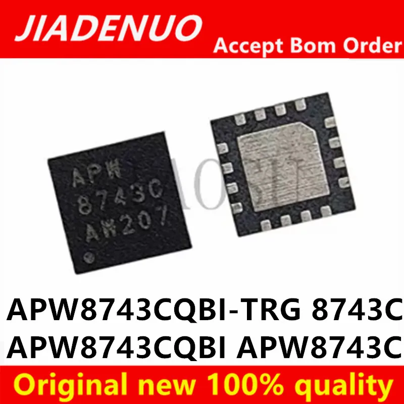 (2-5 Stück) 100 % neuer APW8743CQBI APW8743CQBI-TRG APW8743C 8743C QFN-16 Chipsatz