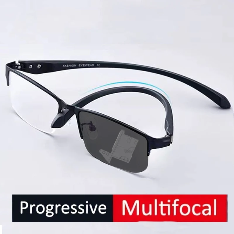 2025, progressive multifokale Lesebrille, hochauflösende photochrome Brille für Männer und Frauen, Anti-Blaulicht-Presbyopie-Brille