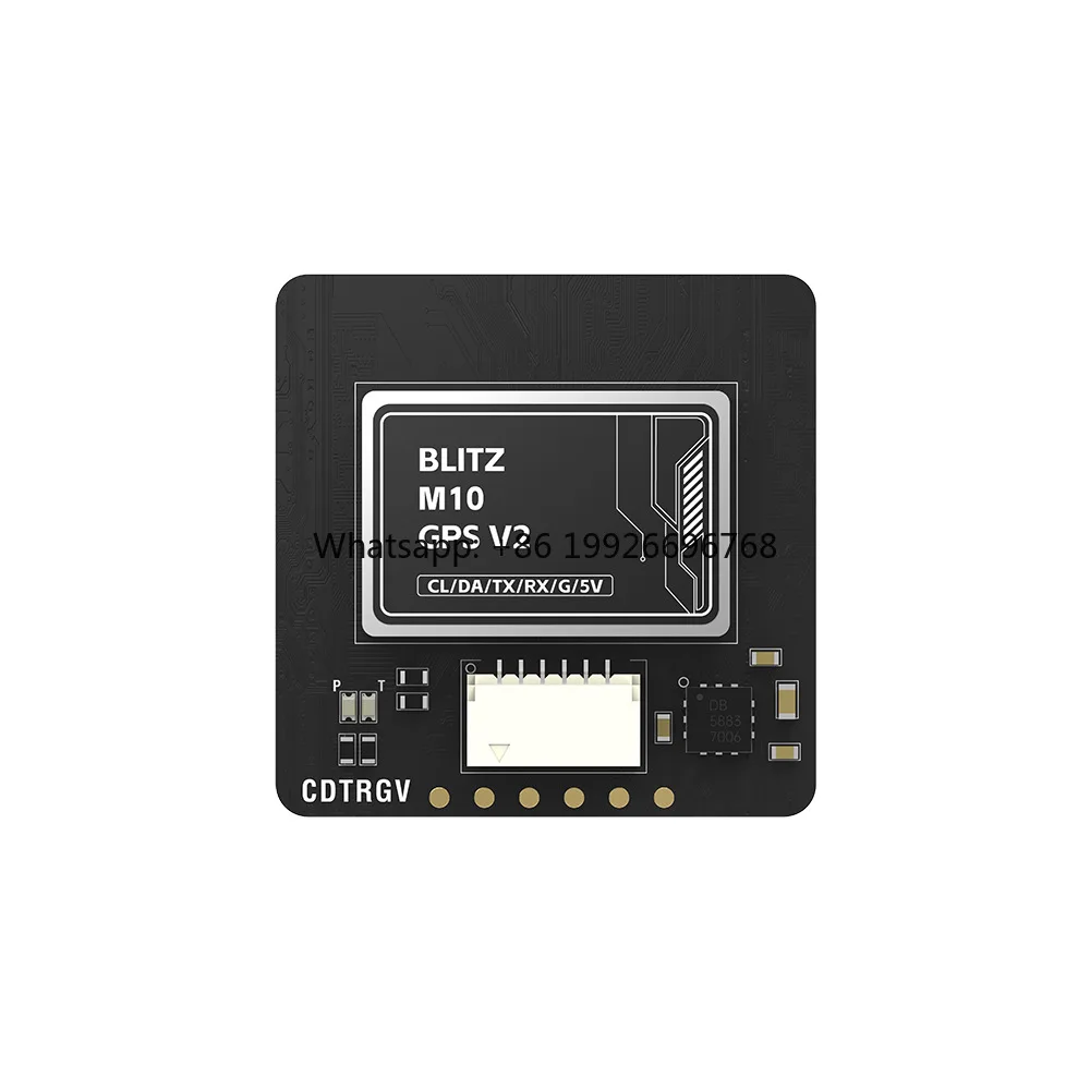 

IFlight BLITZ M10 GPS V2 Module Unisex Fast GPS Positioning Stable Compass Plastic Rescue Crossing Machine for RC Parts Accs