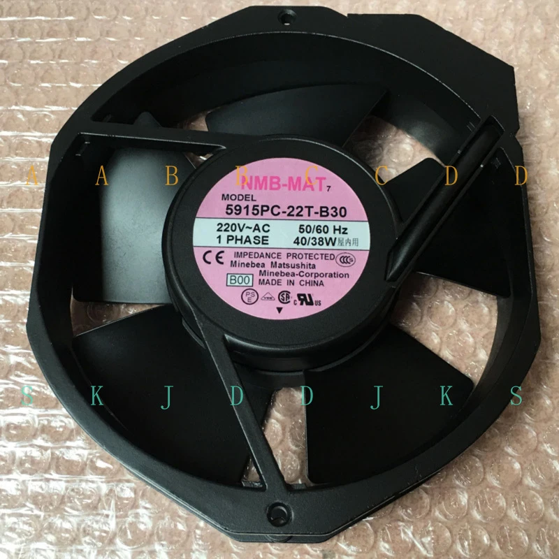 

M New NMB 5915PC-22T-B30 220V AC Axial Fan
