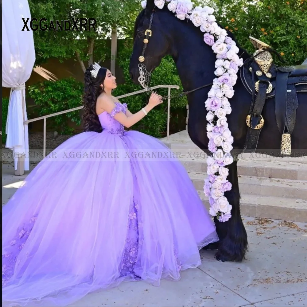 Vestido De baile elegante para quinceañera, corazón con escote vestido plisado y flores para fiesta De cumpleaños, novedad De 2022 para desfile De 15 Años