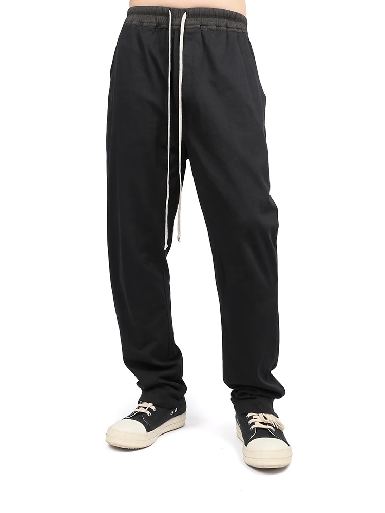 

High Quality Niche Designer Style Dark Normal Crotch Spring and Summer Thin Straight Pants Same Casual Trousers Sweatpants