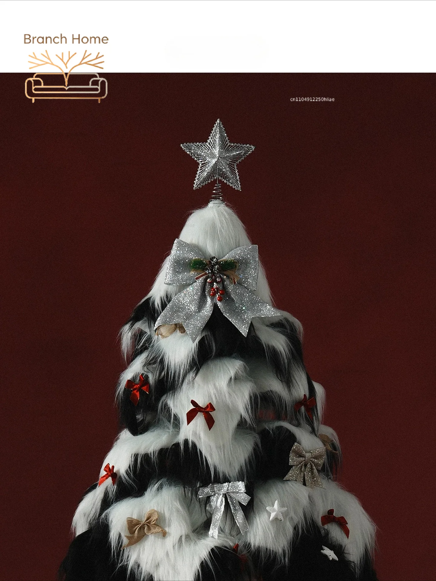 2025 new Christmas tree floor ornament Internet celebrity creative high sense large ins wind white Christmas tree Christmas