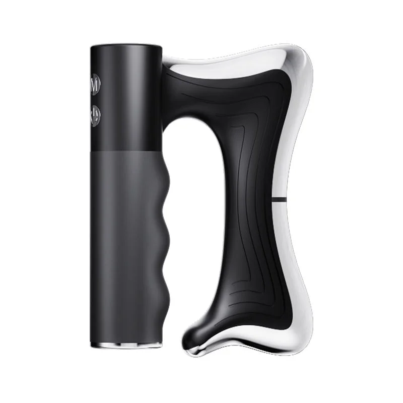Handheld Hyper Blade Electric Body Massager with Ems Technology Heated Muscle Scraper & Fascia Knife