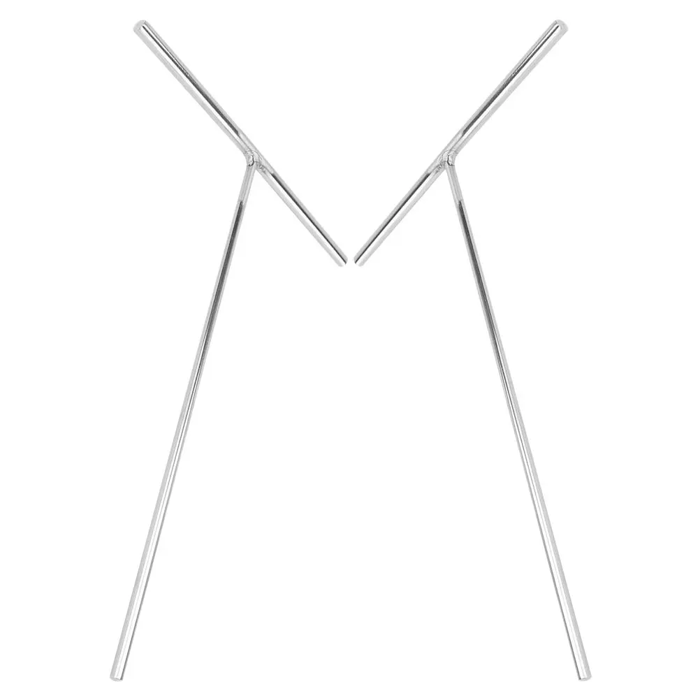 

2Pcs Stainless Steel Pancake Crepe Tool Set T Shaped Spreader Scraper Nonstick Pans Baking Cooking Kitchen Gadget Ergonomic