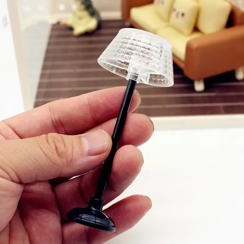 

Dollhouse Floor Lamp Table Mini Lamp Hand DIY Miniature Scene Home Decor Doll Accessories Model Decoration Crafts