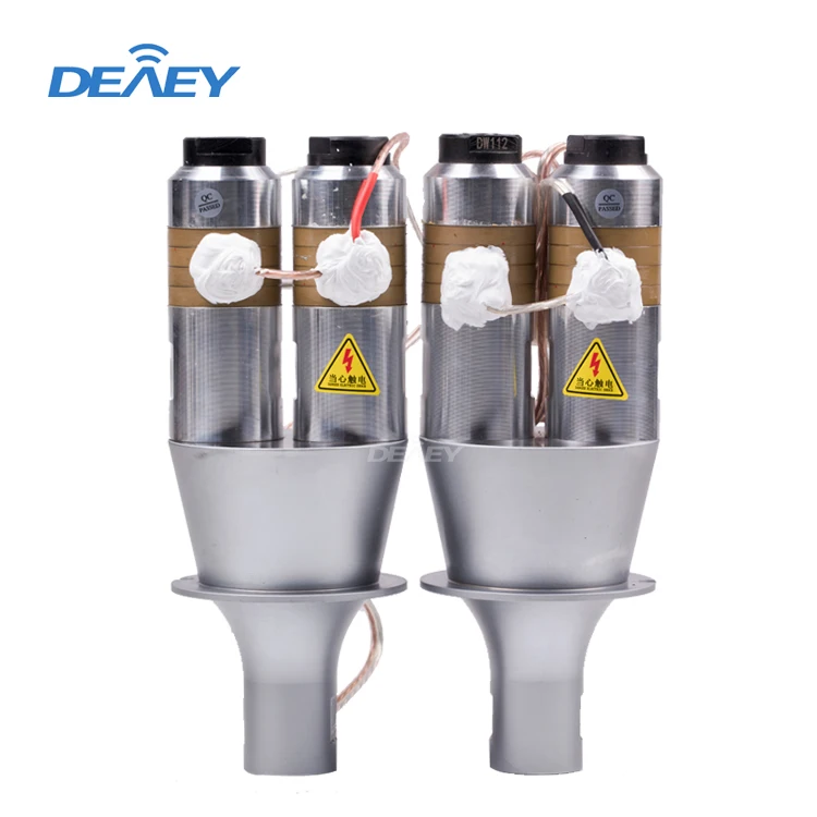 محول Pzt بالموجات فوق الصوتية 15 كيلو هرتز 4200 وات مع معزز لآلة لحام البلاستيك