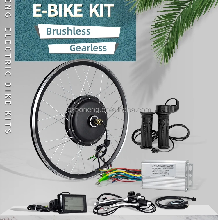 Good Quality Motor 26/27.5 Wheel Ebike Kit 350 W 36V 48V 500 W Ebike Electric Bike Conversion Kit