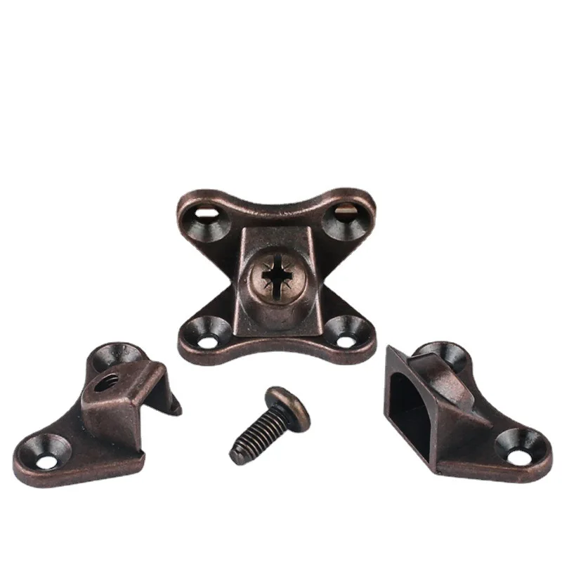 10/20/30 zinc alloy butterfly corner brace connectors with screws, detachable corner braces, L-shaped right-angle metal brackets