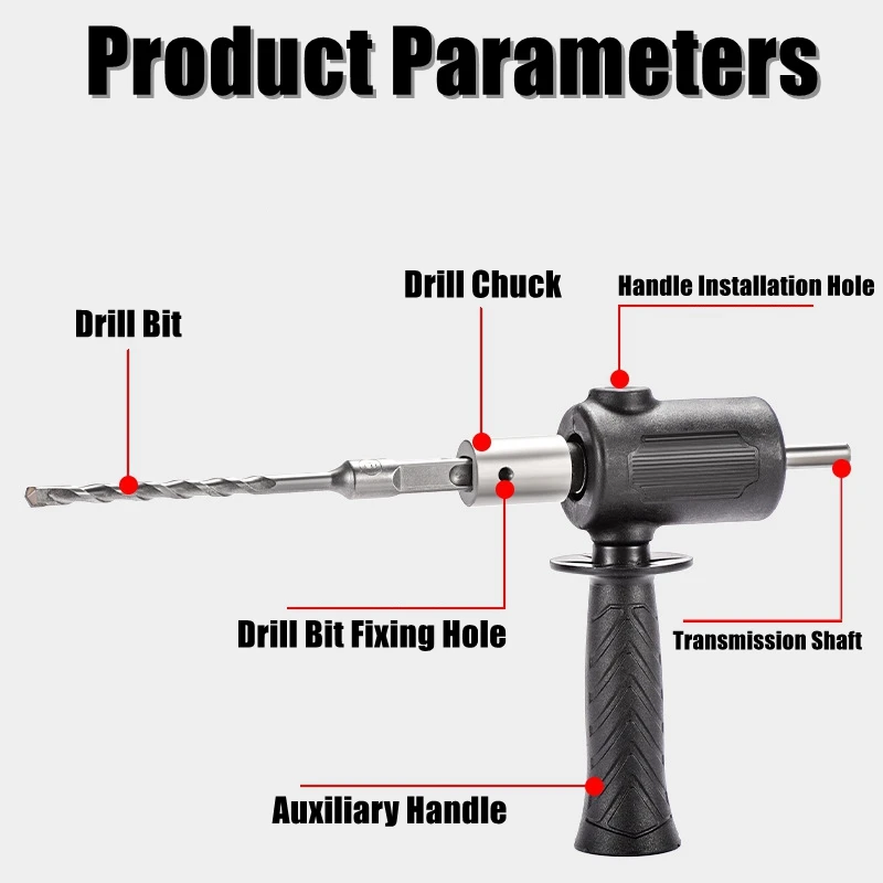Portable Electric Drill To Electric Hammer Adapter Converter Multifunction Electric Drill Power Tool Accessories Conversion Head