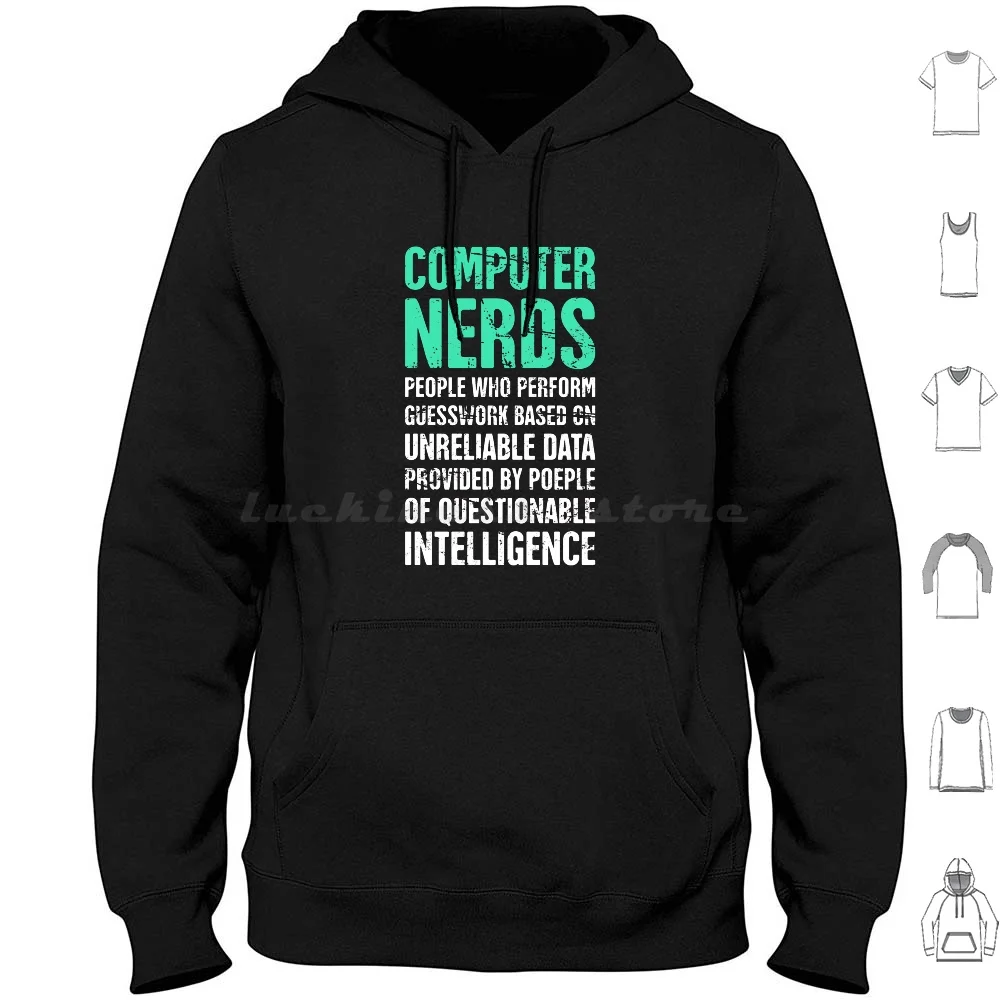 Computer Nerd Definition Hoodies Long Sleeve Code Coding Computer Science Programming Programmer Software Computer