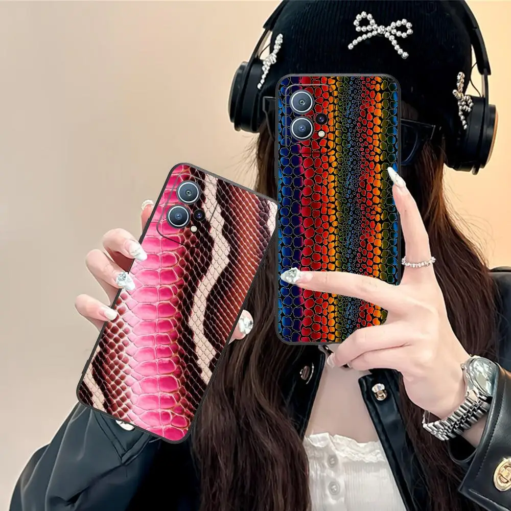 

Snake Texture Mobile Phone Case for Huawei P60 P50 P40 P30 P20 P10 P9 P8 Pro Lite Plus Colour Printing Protective Luxury Pretty