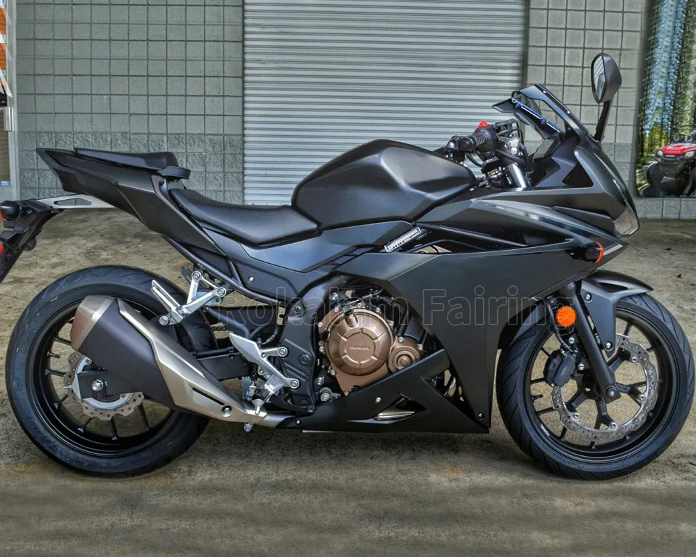 After Sale Body Shell For Honda CBR500R 2016 2017 2018 CBR 500R 16 17 18 Matte Black Fairing Kit (Injection molding)