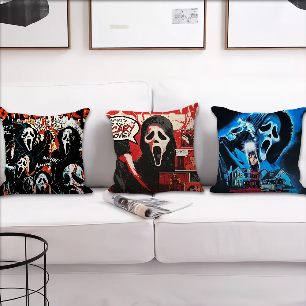 Classic cushion cover Living Room Headboard Bedroom Office Cushion Cushion Sofa Nap Time Horror Film S-Scream-S Pillow Case