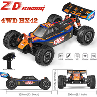 ZD Racing RC Racing Buggy Car BX-12 1/12 4WD 2.4GHz 4CH 70KM/H Remote Control Racing Buggy Vehicle for Adult Children's Toys
