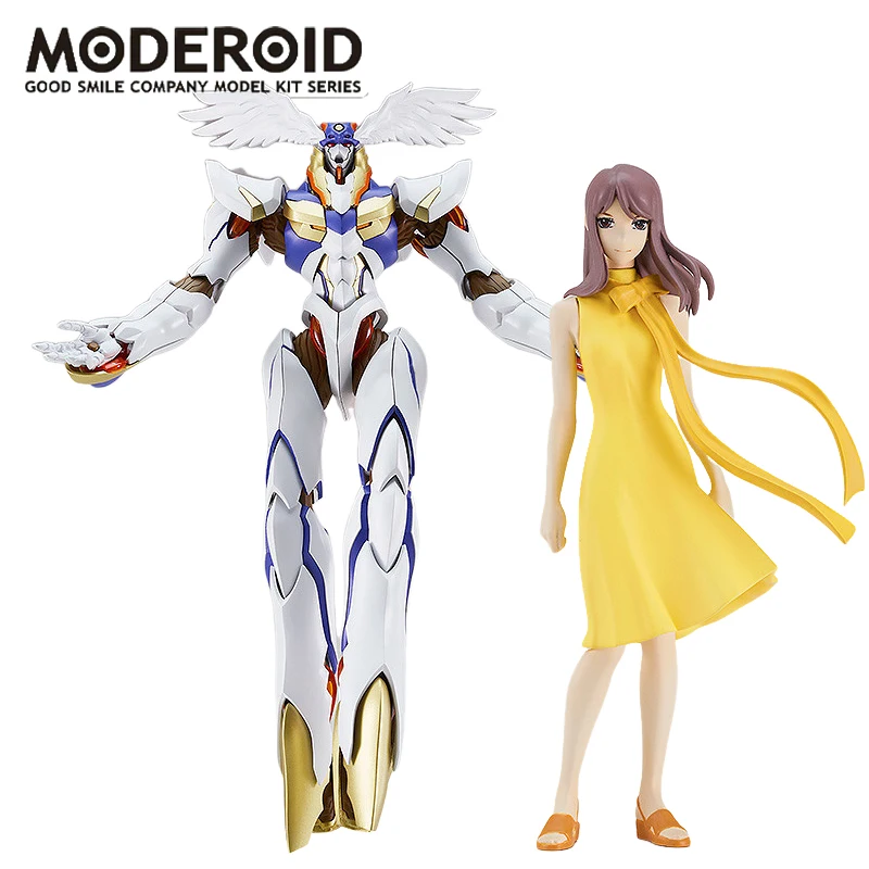 

Original Goodsmile Company MODEROID Legend of the Pterodactyls Rahxephon Assembly Figure Collectible Ornament For Kids Gifts