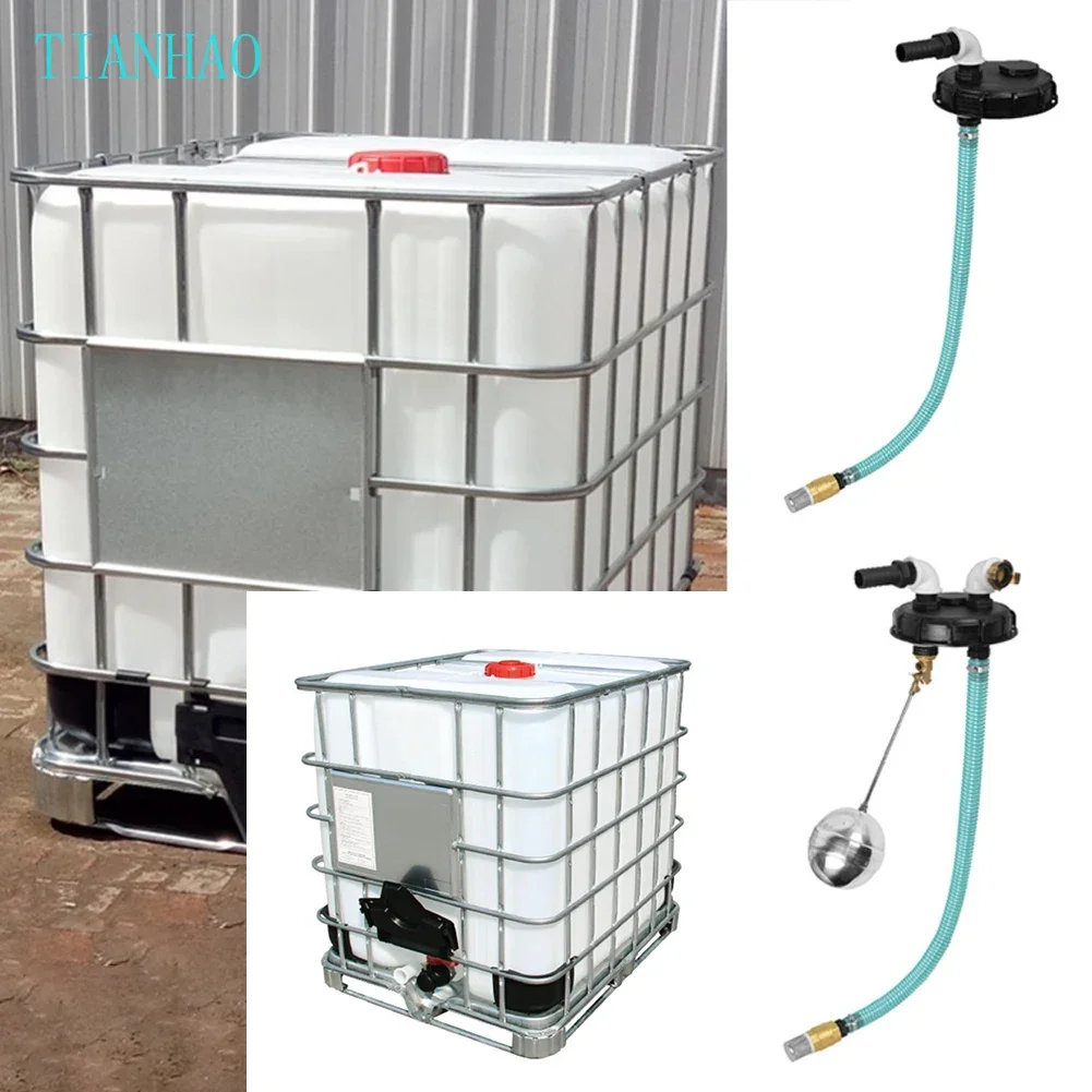 درج IBC غطاء DN150 لخزانات المياه ومياه الأمطار سطل IBC طن غطاء دلو إمدادات تخزين المياه في الحديقة