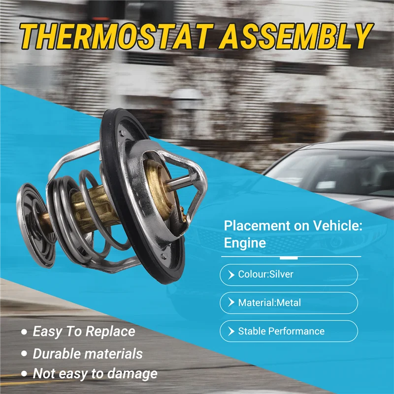 

Car Coolant Thermostat 25500-2GGA0 For Hyundai Sonata Tucson Kia Optima 2.4 2015-2020