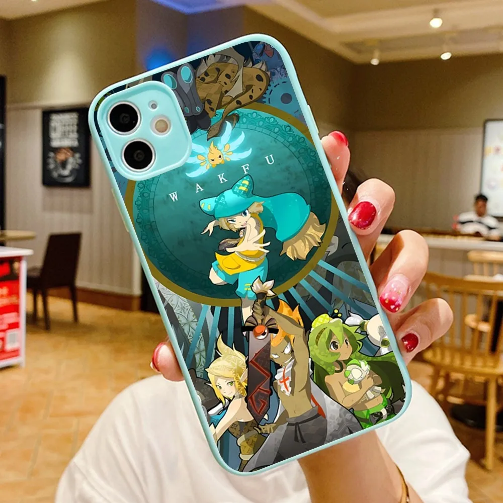 Game W-Wakfu Phone Case For IPhone 14 11 12 13 Mini Pro Max 8 7 Plus X XR XS MAX Translucent Matte Cover