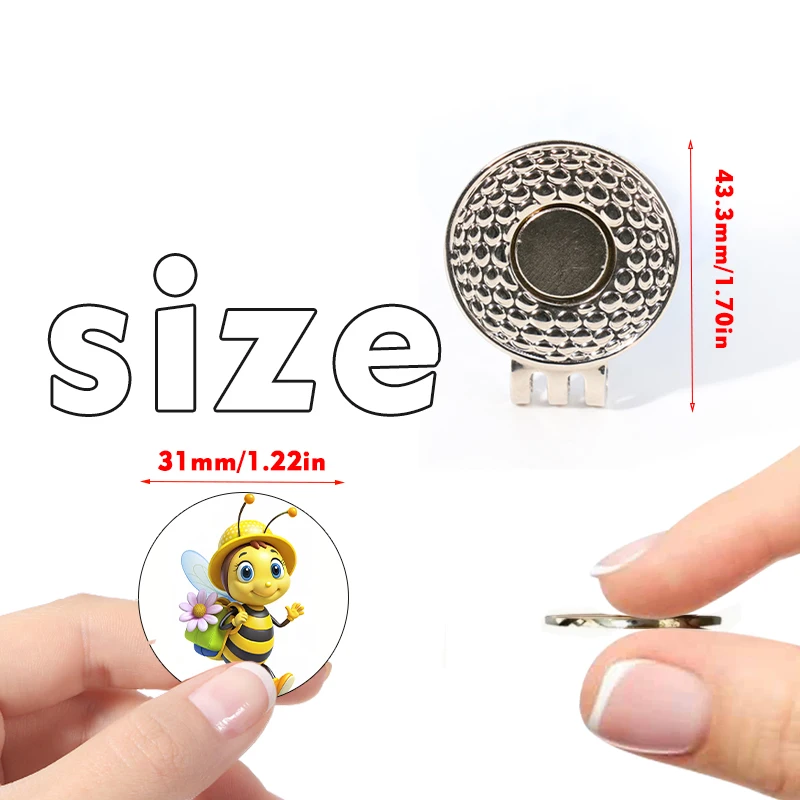 golf ball marker Mark Halloween Day ,IP Little Bee golf le fleur Golf accessories, tools, gifts, men's gifts