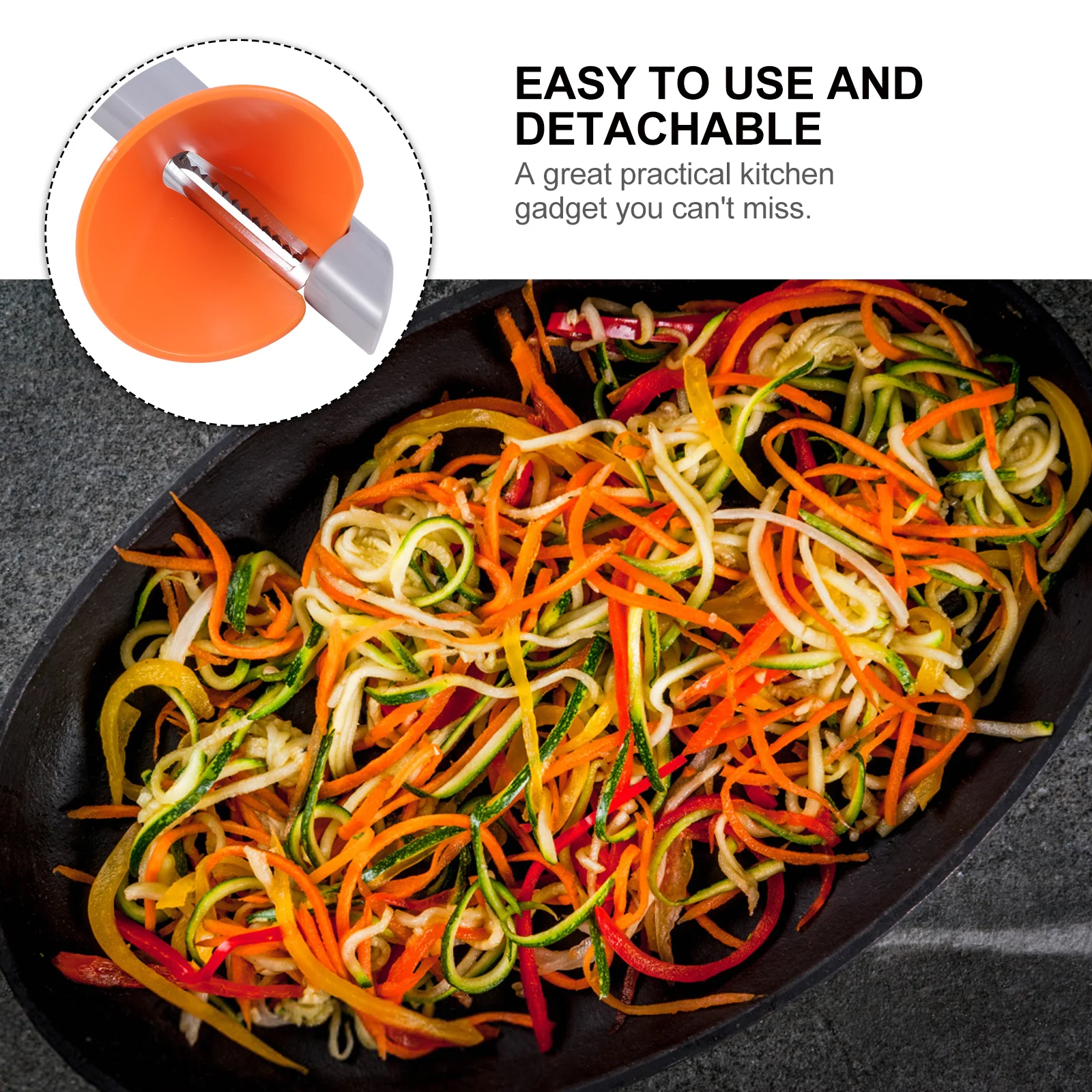 

1pc Multifunctional Peeler Stainless Steel Vegetable Fruit Kitchen Tool Coarse Grater Paring Tool Shredder Plastic Handle