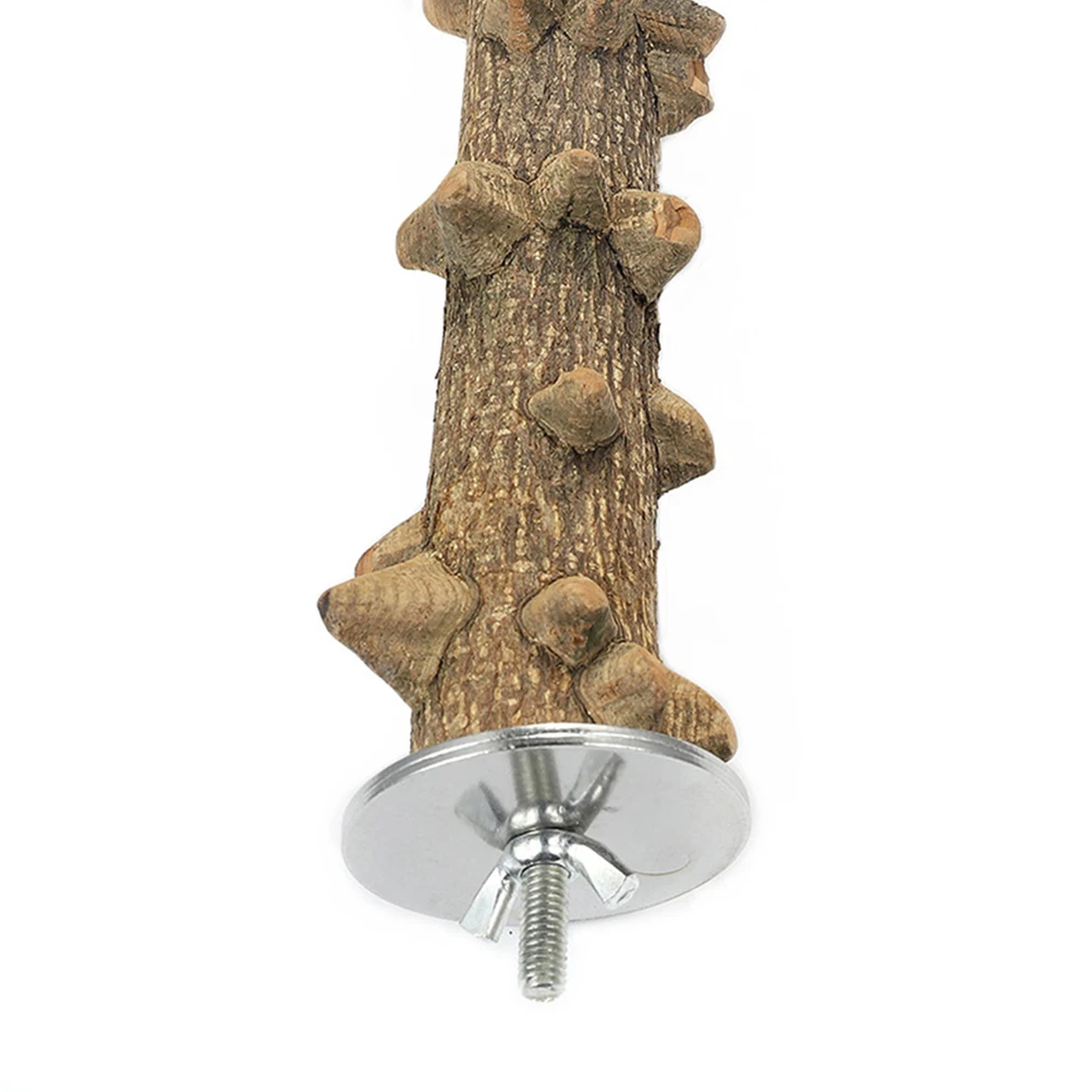 

Wood Bird Perch 30x25x25cm Natural Safe Rest Cockatiels Parakeets Parrots Lovebirds Conures Pet Cages bird stand