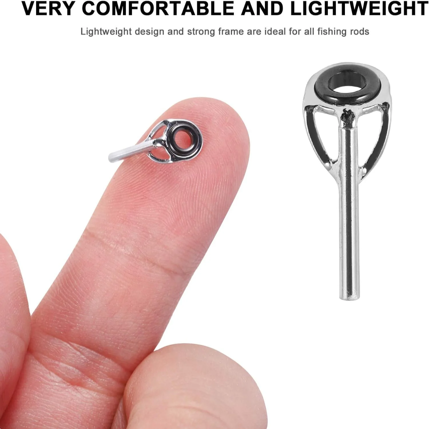 عزز تجربة الصيد البحري الخاصة بك باستخدام مجموعة ترقية أطراف قضيب الغزل الممتاز من الفولاذ المقاوم للصدأ! قم بترقية قضيبك مع