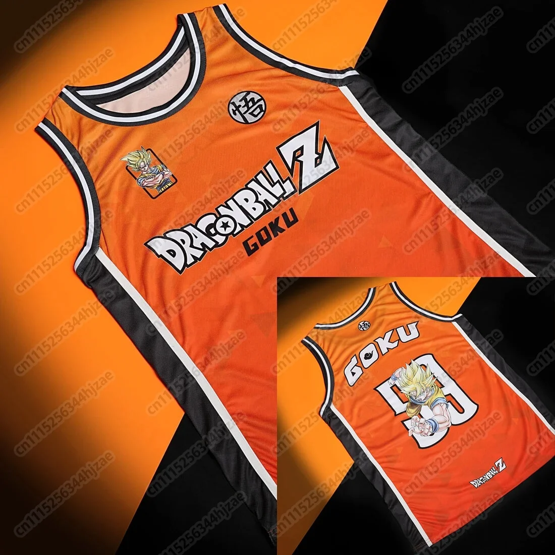 Chaleco con temática de Dragon Ball Z 2026, chaleco deportivo de anime, camiseta de coleccionista, camiseta naranja de Goku, camiseta de verano de gran tamaño, cosplay, conjunto familiar.