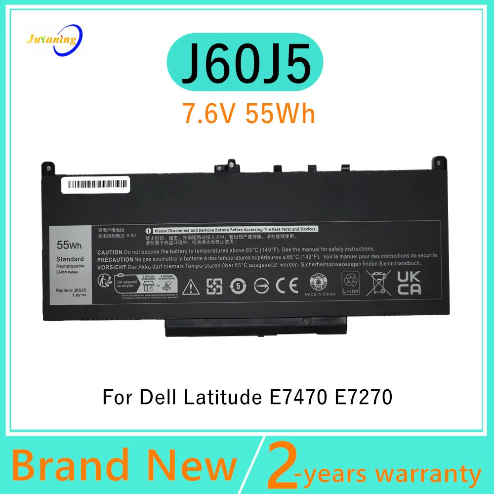 J60J5 Laptop Battery For Dell Latitude E7270 E7470 MC34Y 0MC34Y R1V85 451-BBSX 242WD 1W2Y2 GG4FM WYWJ2 451-BBSU 451-BBSY