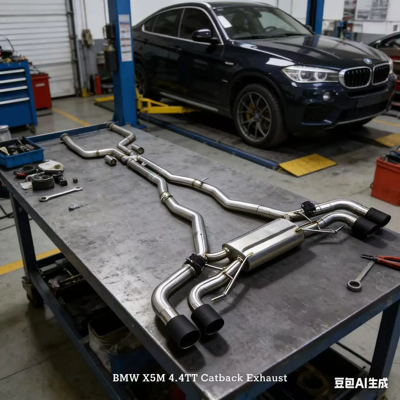 

PRO Catback Muffler Stainless Steel Pipes for BMW X5M/X6M F95/F96 4.4TT Exhaust System with Valve Control