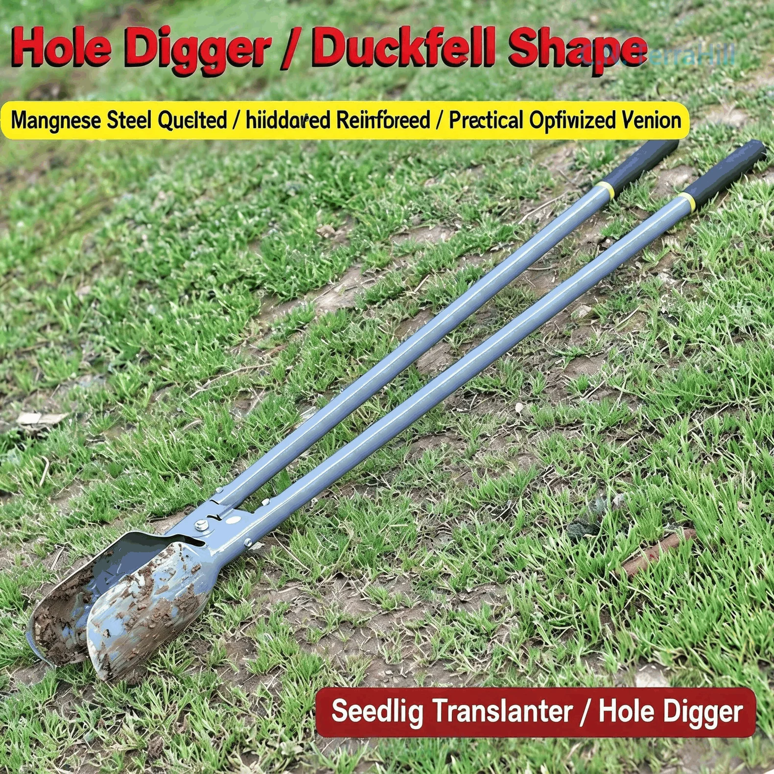 Gardening Tools For Digging - Manual Hole Digger Soil Auger Post